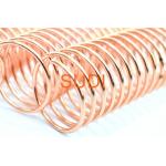 Metallic Colors 11.1mm 7/16 Inch Metal Spiral Binding Coils for sale