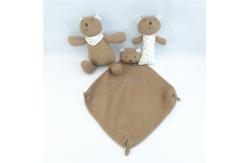 China Infant Custom Frog Soft Rattle Educational Animal Toy Plush Baby Rattle Soft Animal supplier