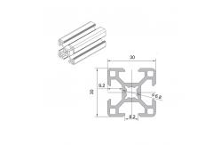 China Black Anodized Industrial Aluminum Frame Extrusion T Slot Aluminum Profile supplier