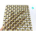 Room Divider Welded Wire Mesh With Woven Pattern Same As Rattan Pattern 1.7MX3.7M for sale