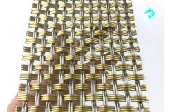 China Architectural Mesh In Stainless Steel, Metal Mesh with Woven Pattern 3.7m L supplier