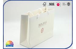 China 350g Coated Paper Shopping Bags Matte Lamination Customized Logo With Handle supplier