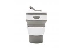 China Portable Food Grade Silicone Folding Coffee Cup BPA Free supplier