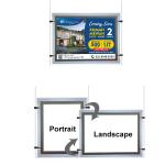OEM Hanging Acrylic Led Sign Board Crystal LED Ultra Thin Led Light Box Tracing Pad for sale