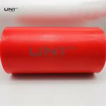 Red LDPE Hot Melt Embroidery Backing Fabric 152cm Width for sale
