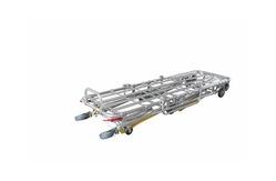 China 40kg Ambulance Collapsible Stretcher Height Adjustable Back Automatic Loading supplier
