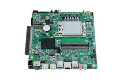 China H610 Mini ITX LGA1200 Motherboard Support Side Plug Independent Discrete Graphics Card supplier