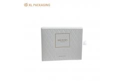 China Kraft Paper Folding Perfume Box White Drawer Fragrance Paper Box Packaging With Handle supplier