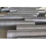 Anti Skid Expanded Wire Mesh , Q235 Platform Pedal Metal Diamond Mesh 25x50mm