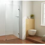 Clear Glass Frameless Shower Enclosure 600×2000mm for sale
