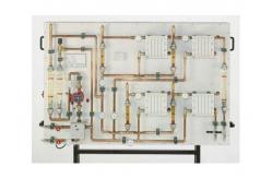 China Domestic Heat Transfer Lab Equipment / Heating Circuit Training For Didactic supplier