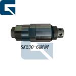 Excavator Relief Valve SK230-6 YN22V00002F1/2/3/4 YN22V00002F7/8/9 for sale