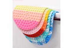 China Non Slip Silicone Bathtub Mat Multipurpose With Suction Cups supplier