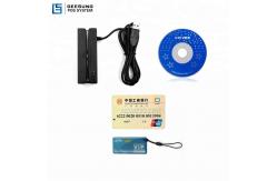 China 1/2/3 tracks Smart Card Reader Writer 100mW Usb Magnetic Card Reader supplier