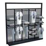 Clothing Store Retail Hanging Display Racks Rails For Women Clothes Shop Commercial for sale