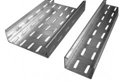 China 200mm Pre Galvanized Cable Tray Stainless 1.2mm Thickness Perforated supplier