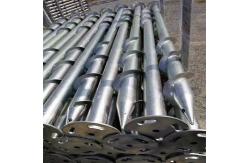 China Double Leaf Pre Embedded Helical Ground Anchors Length 1600mm Galvanised Screw Piles supplier