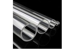 China Custom Leghth 1m 2m Clear Milky Plastic Acrylic Tubes 70mm supplier