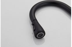 China Rotatable Pull Put Black Sink Tap Faucet supplier
