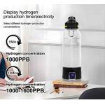 Best Portable 1L Sport Hydrogen Rich Alkaline Water Bottle Generator SPE PEM New Technology Hydrogen Water Cup for sale