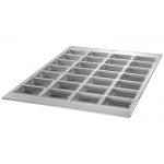 RK Bakeware China Foodservice NSF 28 Compartment Glazed Aluminized Steel Mini Loaf Pan Baking Tray for sale