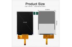 China High Brightness 300nits 20Pin TFT LCD Display Sunshine Readable supplier
