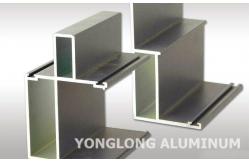 China RAL Colour Powder Coated Aluminium Extrusions / Curtain Wall Profile supplier