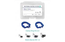 China ZT Dental Sectional Matrix System Bands F3 Autoclavable M4 2pcs Clip Ring supplier