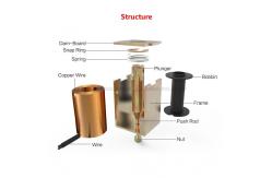China DASON-T3257 Ac 10v 15mm Electric Solenoid Push Pull supplier