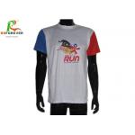 Promotional Silk Screen Custom Printed T Shirts Short Sleeves Cotton Material for sale