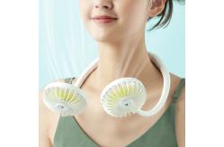 China Bluetooth Wireless Rechargeable Neck Fan Cooling Machine With LED supplier