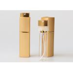 15ml Empty Refillable Travel Fragrance Twist And Spritz Atomiser Spray Rectangular Logo Printed for sale