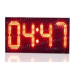 High Brightness Large Stopwatch Clock With Hanging Brackets CE / ROHS Approved for sale
