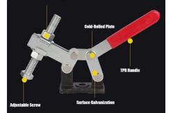 China 630kg Capacity Long Bar Horizontal Handle Toggle Clamp supplier