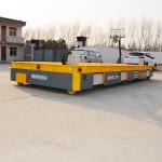 Automatic Charging Material Handling Trolley , 30T Stepless Speed Heavy Load Transfer Trolley