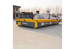 China Automatic Charging Material Handling Trolley , 30T Stepless Speed Heavy Load Transfer Trolley supplier