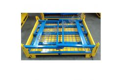 China Efficient Storage Solution Foldable Collapsible Pallet Cage With Steel Construction supplier