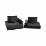 Micro-Suede Modular Sectional Couch Play Sofa Set With Waterproof Inner Liner