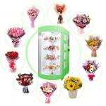 Florist Flower Vending Machine Shopping Mall Airports Subways Railway Stations for sale
