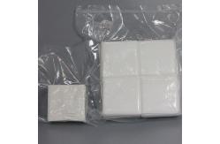 China High Absorbent 4x4 Cleanroom Microfiber Wipes Laser Cut Class 100 Wipes supplier