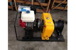 China Power Construction Portable Capstan Winch , Hoist Pole Setting 8 Ton Winch supplier