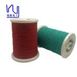 Red / Green Color Custom USTC Wire 0.1mm X 50 Copper Conductor Natural Silk Served for sale