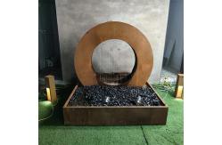 China Commercial Customizable Corten Steel Garden Water Features Weather Resistance supplier