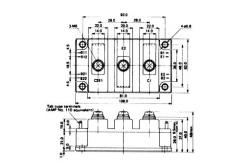 China IGBT Power Module 2DI200K-055 POWER TRANSISTOR MODULE  FUJITSU IGBT Power Module supplier