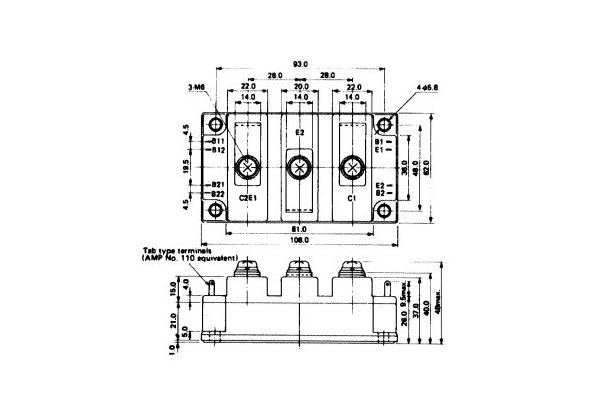 IGBT Power Module 2DI200K-055 POWER TRANSISTOR MODULE  FUJITSU IGBT Power Module