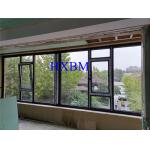 Anodized 5mm Double Glasses Aluminum Windows Thermal Break for sale