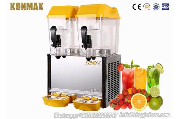 Double Cylinder Cold Drink Dispenser Machine Commercial Multifunctional