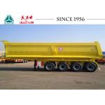 4 Axle 50 Tons Heavy Duty Tipper Trailer Spring Suspension for sale