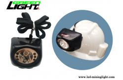 China Anti Explosive Miners Cap Lamp , Waterproof 8000lux Miners Lights For Hard Hats supplier