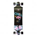 Dusters California Skateboards Chill Black Longboard Complete Skateboard - 9.75 x 38 for sale